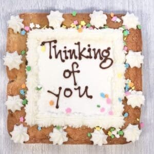 Thinking of You - Image 2 Thinking of You - Image 3 Cookie Text cookie cake hand delivered Thinking of You